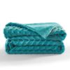 Embossed Minky Weighted Blanket Turquose