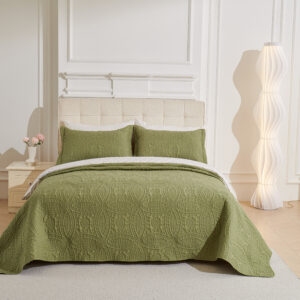 Ultrasonic microfiber quilt set