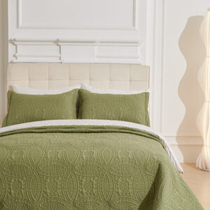 Ultrasonic microfiber quilt set